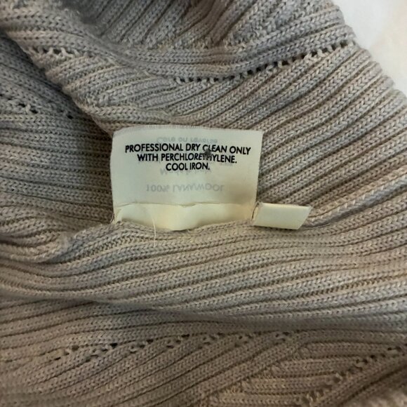 Yves Saint Laurent Tom Ford era 2003 Grey Wool Sweater Size M - Picture 6 of 6